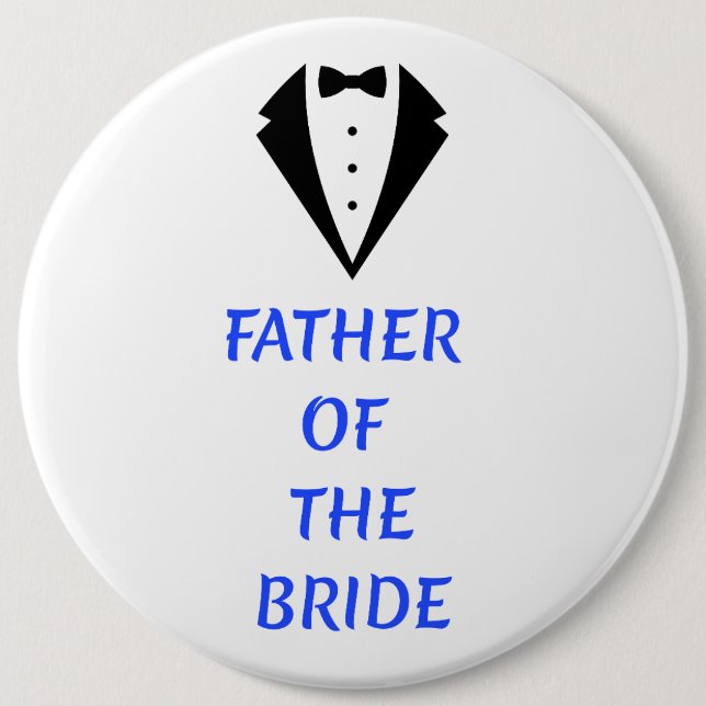 Brautvater Button (Vorderseite)
