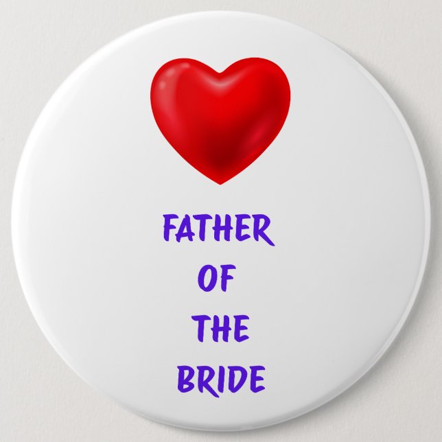 Brautvater Button (Vorderseite)