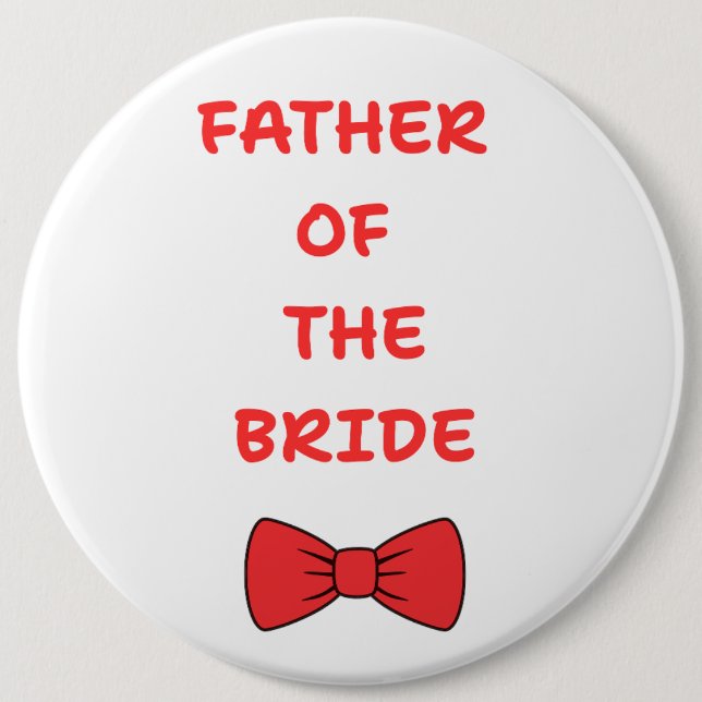 Brautvater Button (Vorderseite)