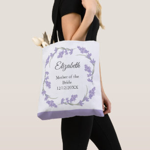 Brautvater oder Mutter der Braut Lavendel Blumenkr Tasche