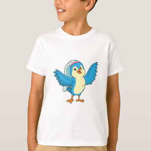 Brautvogel mit Schleier T-Shirt