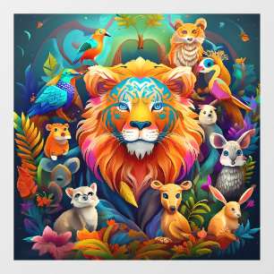 Brave Animal Kingdom Fensteraufkleber