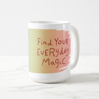 Brave Apprentissage quotidien Magie Mug Bourgogne