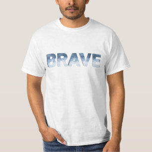 "Brave as a Wolf - 3D B Edition" T-Shirt