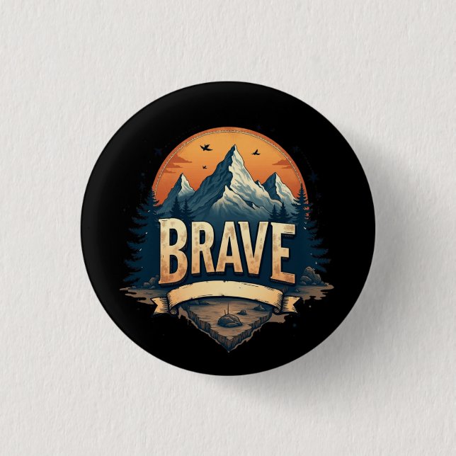 Brave Button Adventure Graphic T-Shirt for Women T (Vorderseite)
