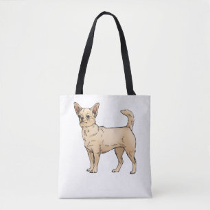 Brave Chihuahua Blue Tasche