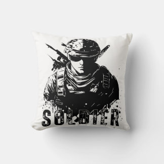 Brave Comfort: Soldat's Tribute Pillow Kissen