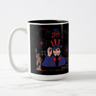 Brave hearts celebration black zweifarbige tasse