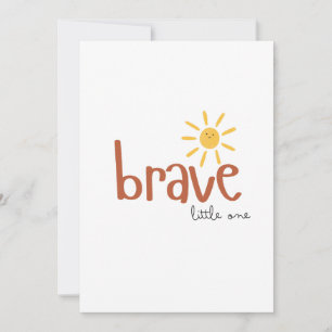 brave petite une Invitation Carte de voeux mignon