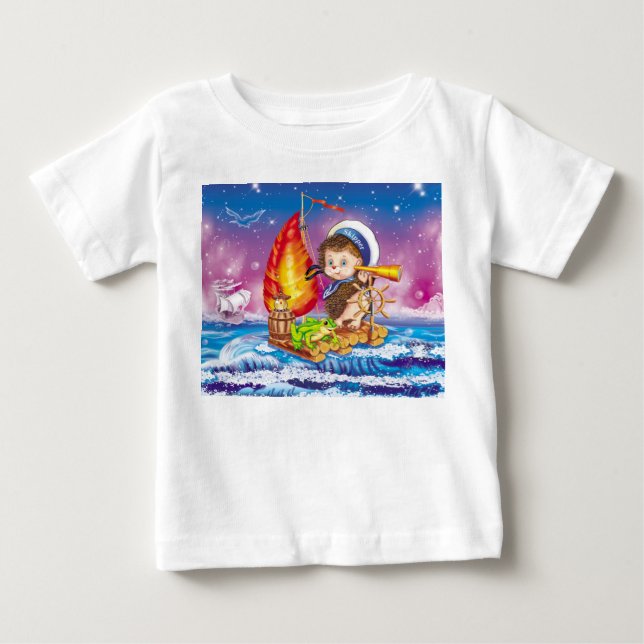 Brave Sailor Baby T-shirt (Vorderseite)