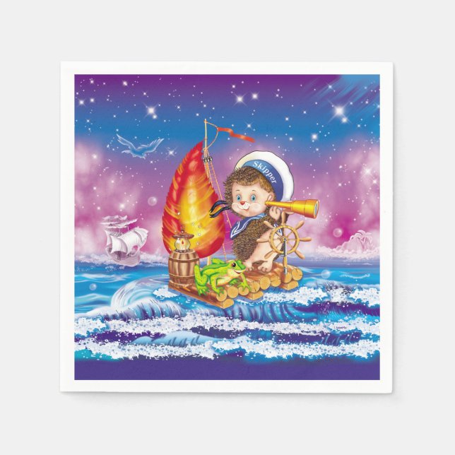 Brave Sailor Serviette (Vorderseite)