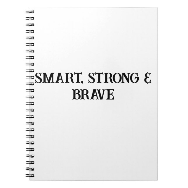 Brave & Smart Kids-Notebook Notizblock (Vorderseite)