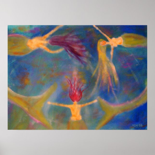 Braver les profondeurs Impression entièrement doré (Devant)