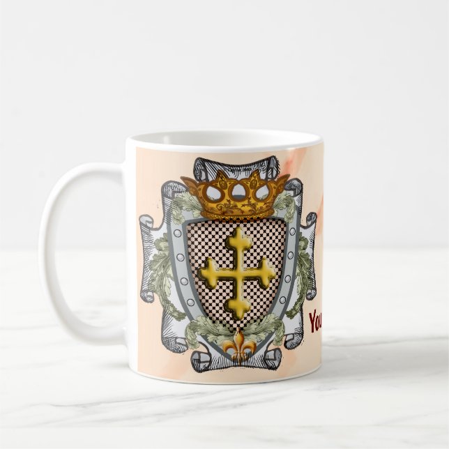 Braves Familienwappen Kaffeetasse (Links)