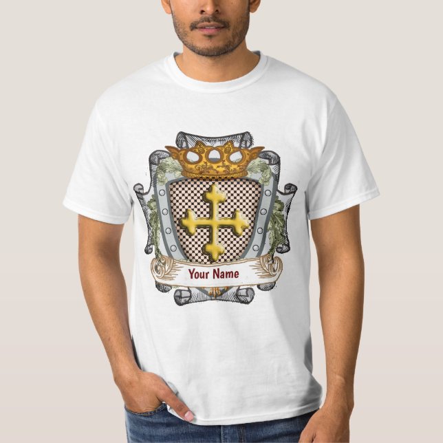 Braves Familienwappen T-Shirt (Vorderseite)