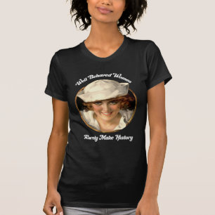 Braves Mädchen machen selten Geschichte T-Shirt