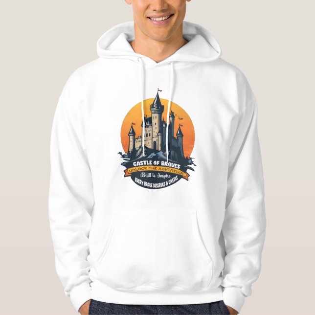Braves Schloss: Entsperren Sie das Abenteuer Hoodie (Vorderseite)