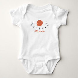 bravest little pumpkin Baby Bodysuit One-Piece Baby Strampler