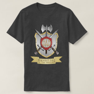 Bravest Vater im Königreich T-Shirt