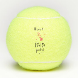 Bravo 10 auf 10 vollkommener Papa Tennisbälle