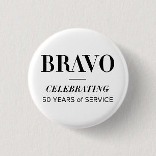 BRAVO 50. weiße Taste Button