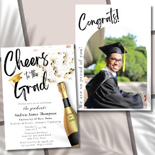 Bravo à la Faire-part de Grad Graduation Party