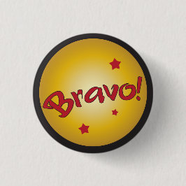 BRAVO-Anerkennung und -anerkennung Button