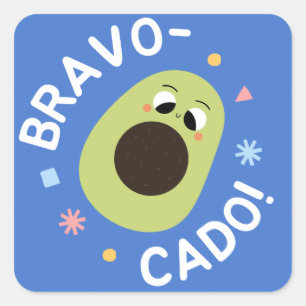 Bravo Cado - Autocollant Avocat