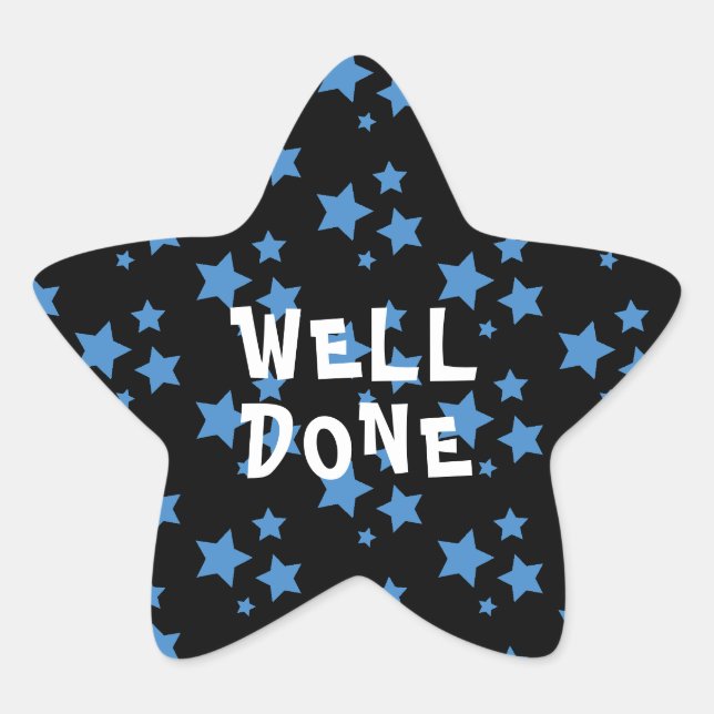 Bravo Enseignant Encouragement Étoile Sticker (Devant)