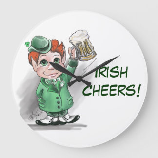 Bravo irlandais ! Horloge ronde