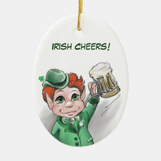 Bravo irlandais ! Ornement ovale Portrait