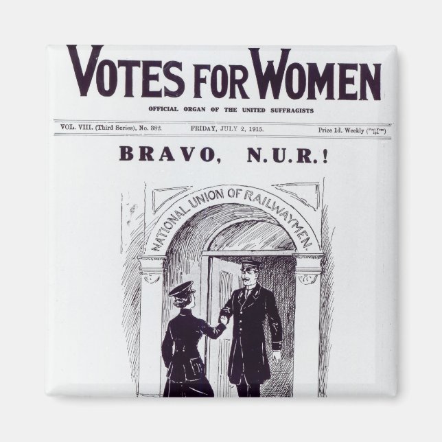Bravo, N.U.R., Titelseite von "Votes for Magnet (Vorne)