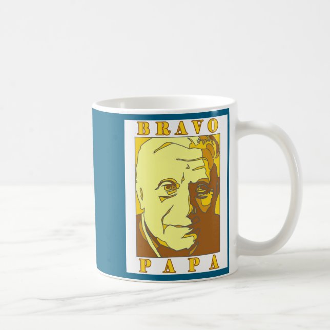 Bravo Papa New Pe Benedict Xvi  Kaffeetasse (Rechts)