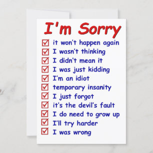 Bravo ! Super Excuses ! Carte de correspondance
