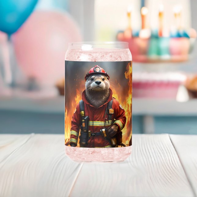 **"Bravoure Ardente : Le Pompiers Loutre"** (Insitu (Baby Shower))
