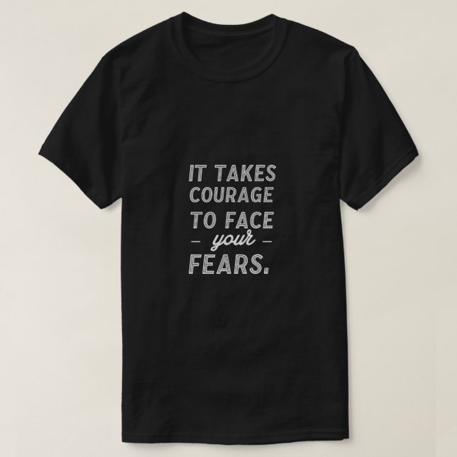 Bravoure Croissance personnelle T-shirt (Design devant)