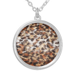Brawn Abstrakt Necklace Versilberte Kette