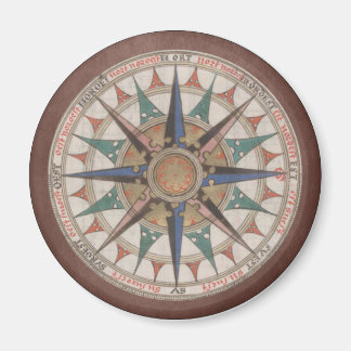 Brawn Antique Compass Rose Magnet