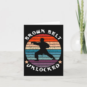 Brawn-Belt-Level-Unlock-Performance-Karate Behalte Karte