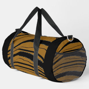 Brawn + Black Animal Strip Sportym Travel Duffle Bag