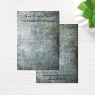 Brawn Blue Grunge Earring Holder Display Cards