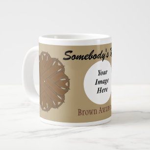 Brawn Blume Ribbon Template von Kenneth Yoncich Jumbo-Tasse