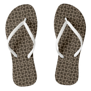 Brawn Geometric Flip Flops