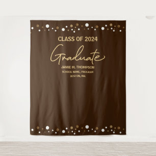 Brawn Gold Class 2024 Abschluss Wandteppich