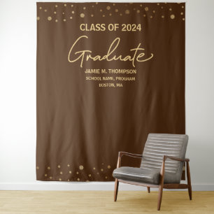 Brawn Gold Class 2024 Abschluss Wandteppich