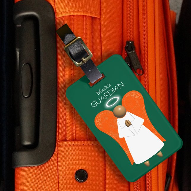 Brawn Guardian Angel (beidseitig) Gepäckanhänger (Brown Guardian Angel)