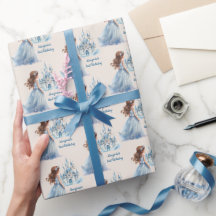 Brawn Hair Princess and Castle