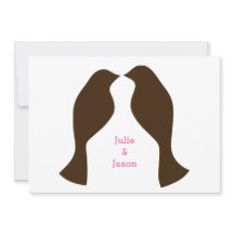 Brawn Love Birds - Einladung zur Hochzeit