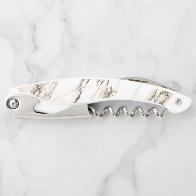 Brawn Marble Look Kellnermesser (Vorderseite)