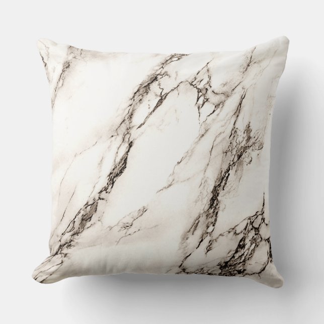 Brawn Marble Look Kissen (Vorderseite)